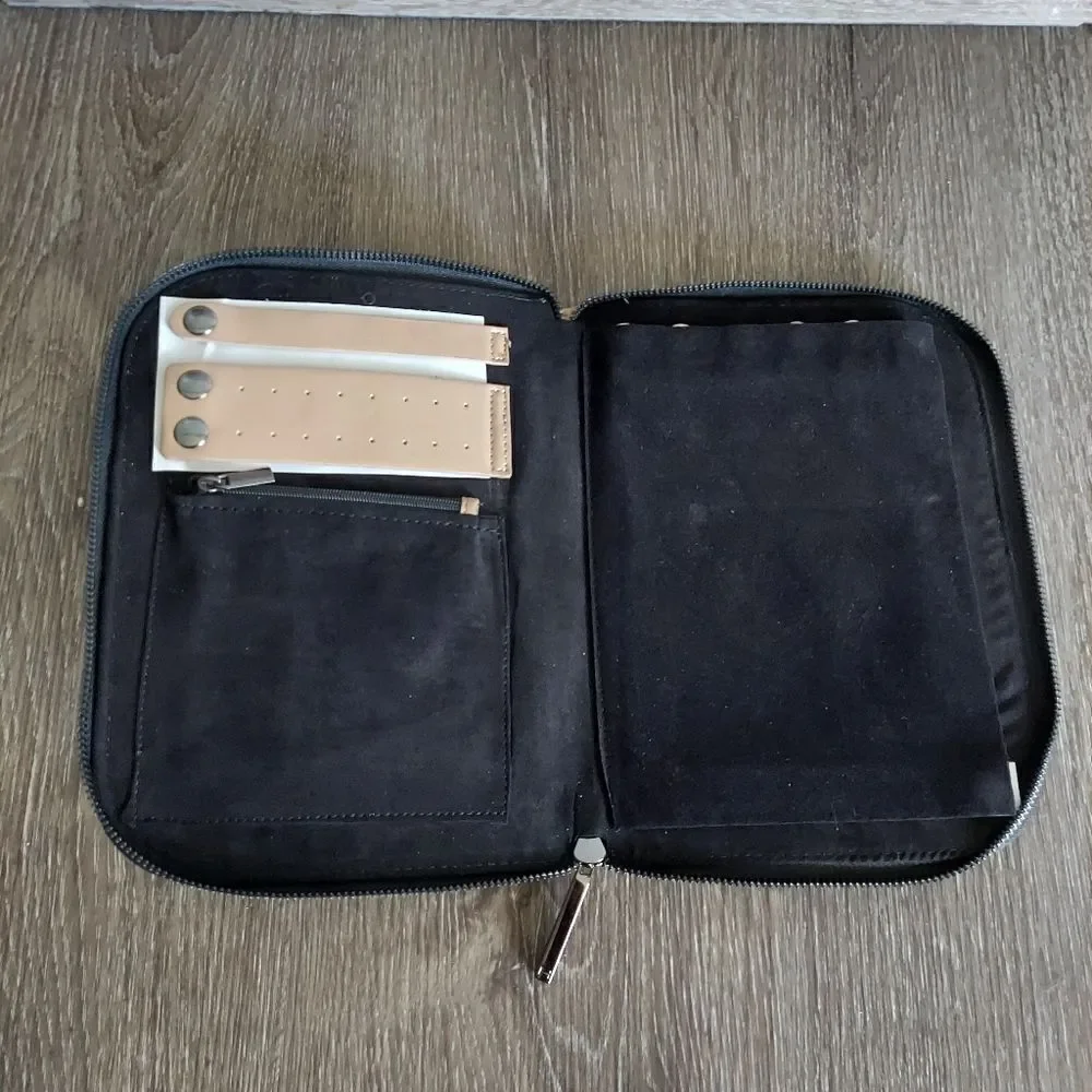 NWOT Halston Rose Gold Jewelry Portfolio Case